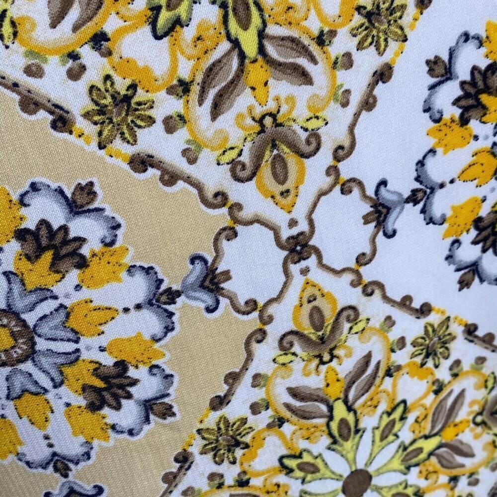 Lulus Yellow Dandy Lion Yellow Print Shift Dress, Short Sleeve Women's Size S - Picture 10 of 14